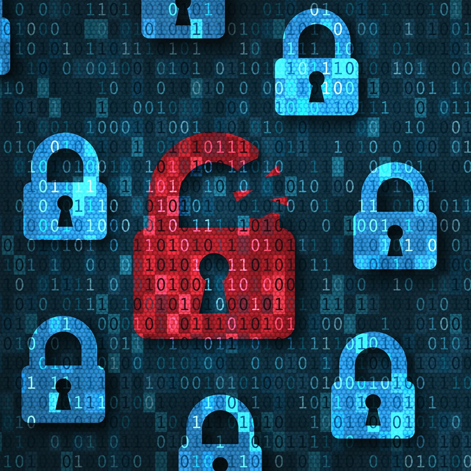 cyberrisico, slotjes, corona, cybercriminelen, thuis werken